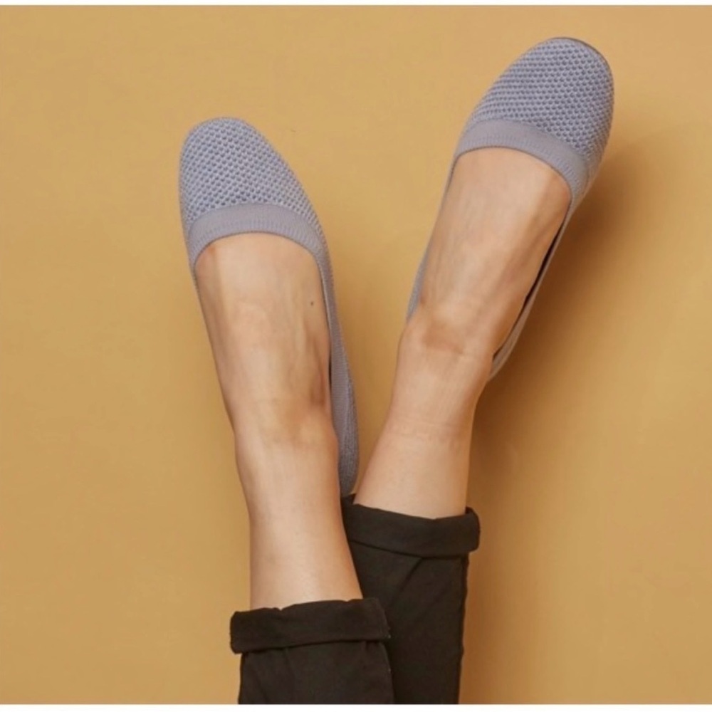 Allbirds Tree Breezers Washable Ballet Flats in Gray Size 8/38